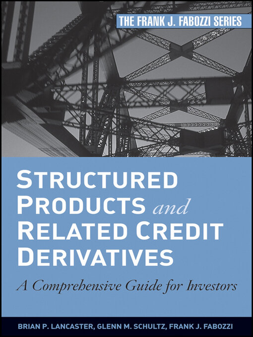 Cover image for Structured Products and Related Credit Derivatives